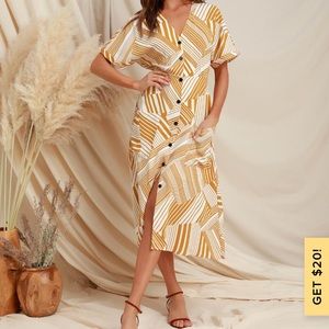 LUSH DRESS FROM LULUS COLLECTION 💛